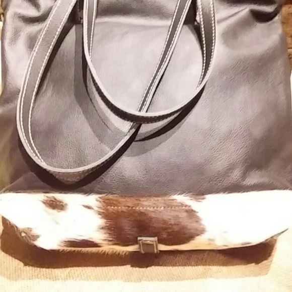 ❌SOLD OUT❌ Black Shades Hairon Tote Bag - Picture 2 of 2